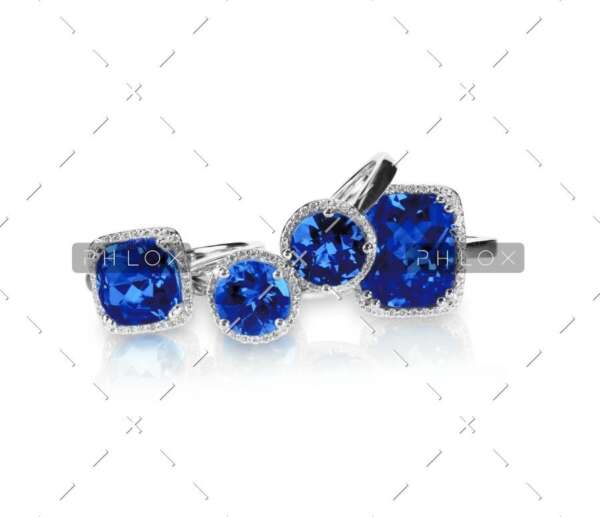 dark blue rings